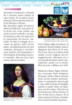 an article in the italian language with pictures of fruit