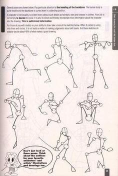 an instruction manual for drawing cartoon characters