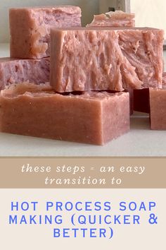 hot process soap recipes easy Crockpot Soap Making, Diy Hot Process Soap Recipes, Hot Process Lard Soap Recipes, Hot Process Beer Soap Recipe, Hot Press Soap Recipe, Hot Soap Process Recipes, Hot Process Soap Recipes Crock Pots, Hot Process Soap Recipes, Shaving Soap Recipe