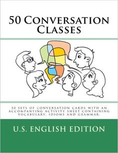 the book cover for 50 conversation classes