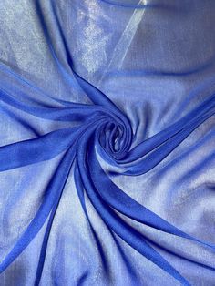 the blue fabric is very thin and soft