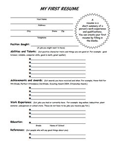 the worksheet is shown for students to use