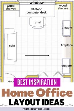 the best inspirational home office layout ideas