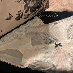 3 Nwt Beautiful Victoria’s Secret Lingerie Underwear‘s. Soft With Lace Details. All New With Tags Matching Undergarment Sets, Victoria Secret Under Set, Supernatural Wardrobe, Victoria Secret Lingerie Sets, Fancy Bras, Vs Undies, Undergarment Set, Victorias Secret Lingerie, Cute Lingerie Sets