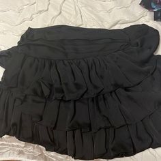 Do+Be Skirt Size M. Super Cute With Ruffles!!!! It Is Black And Was Given Has A Gift But Is Too Big(I Wear A Xs) But Super Super Cute!!!!! Perfect For Any Time Of Year!! Never Worn!! Black Ruffled Mini Skirt Skort, Black Ruffled Mini Skort, Black Tiered Ruffle Mini Skirt, Black Flirty Mini Skirt With Ruffles, Black Ruffle Hem Mini Skirt, Ruffled Mini Skort For Night Out, Flirty Black Mini Skirt With Ruffles, Black Ruffled Skort, Black Mini Skirt With Ruffle Hem