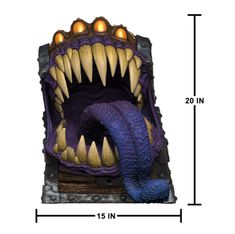 an image of a purple monster with its mouth open and it's teeth out