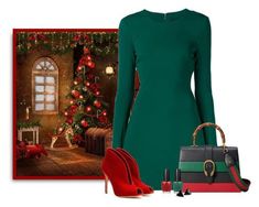 Polyvore Christmas Outfits, Merry Christmas Outfit, Elf Party, Christmas Eve Outfit, Hogwarts Outfits, Night Dresses, Christmas Clothes