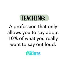 a teacher quote with the words teaching on it and an image of a person holding a pencil