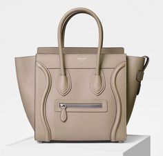 Céline’s Summer 2018 Collection is Here—Check Out 83 Brand New Bags and Their Prices! Celine Micro Luggage, Dream Bags, Marc Jacobs Handbag, Tan Bag, Beige Bag, Celine Bags, Luggage Bag