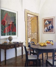 Dining Room Furniture Design, Cy Twombly, Interiors Magazine, World Of Interiors, Eclectic Home, Formal Dining Room, Interior Inspo, Elle Decor, Decoration Design