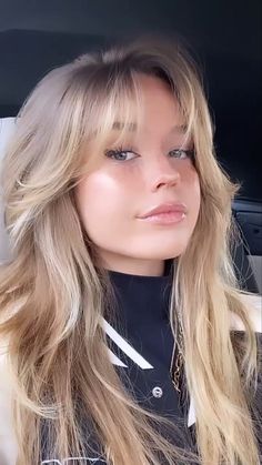 Fringe Bangs With Curtain Bangs, Long Hair Light Bangs, Long Hair With Layers And Side Bangs Face Framing Highlights, Light Bangs With Curtain Bangs, Long Hair Wispy Curtain Bangs, Soft Wispy Curtain Bangs, Light Fringe Bangs With Long Hair, Big Curtain Bangs, Short Curtain Bang