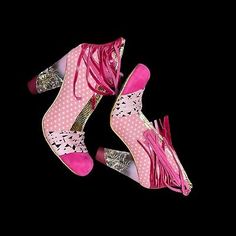 Pink Milkshake, Batman Shoes, Rockabilly Shoes, Leg Wraps, Irregular Choice, Animal Coloring, Pink Pumps, Closet Space, Doll Hair