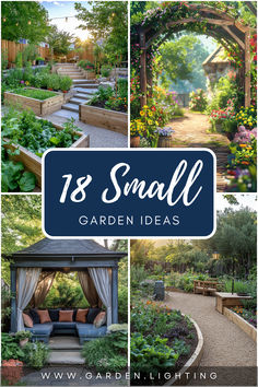 🏡 Discover 18 Small Garden Design Ideas that prove big style can come in small packages! Explore how decorative rocks, water features, and subtle lighting can elevate any petite garden. #GardenMakeover #OutdoorInspo