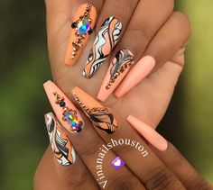 Designer Nails, Wow Nails, Fantasy Nails, Airbrush Nails, Lovely Nails, Nail Colours, Nail Beauty