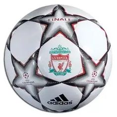 a soccer ball with the logo of liverpool on it