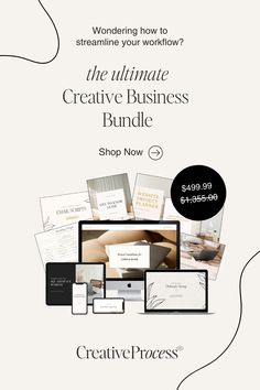 the ultimate creative business bundle is now on sale for $ 599 99 at creativeproces com