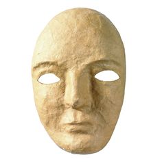 "Buy the Creativity Street® Papier Mache Full Mask at Michaels. com. Jump-start mask-making projects, costume design and creative 3D protraiture projects with this pre-made mask! Jump-start mask-making projects, costume design and creative 3D protraiture projects with this pre-made mask! This paper-mache mask is ready to decorate, just add acrylic paint, gems, beads, feathers and more. Details: 6\" x 8\" (15.24cm x 20.32cm) Paper-mache | Creativity Street® Papier Mache Full Mask | 6\" x 8\" | Mi Papier Mache Mask, Scott Radke, Paper Mache Halloween, Paper Lily, Space Age Fashion, Paper Mache Mask, Paint Face, Face Sculpture, Scary Mask