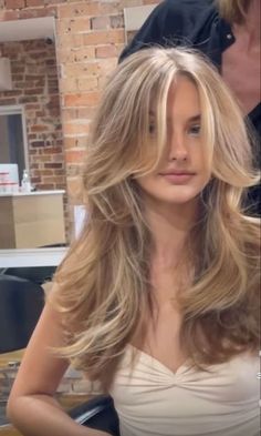 Hairstyles For Layered Hair, Blonde Hair Inspiration, Blonde Hair Looks, Haircuts Straight Hair, Short Hairstyle, Haircuts For Long Hair, Hair Inspo Color, Long Hair Cuts, Aesthetic Hair