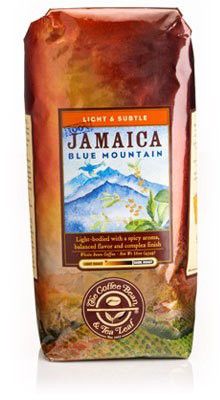 a bag of jamaica blue mountain coffee