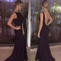 Black Bridesmaid Dresses Long, Elegant Evening Gowns, Black Mood, Backless Evening Gowns, Mermaid Bridesmaid, Prom Dresses 2018, Mermaid Bridesmaid Dresses, Evening Gowns Elegant, Black Bridesmaid Dresses