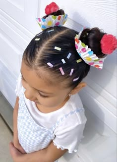 Cupcake Hair, Kids Hairstyle, Tutorial Hair, Inspo Hair, Hair Diy