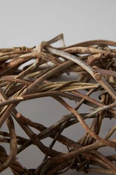 a bunch of twigs sitting on top of a table