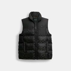 Add our Signature style to chilly days with this colorblock puffer vest featuring a lightweight fill for extra warmth. The zip-front style has a protective funnel collar and a snap pocket to safely secure small essentials. Coach Outlet, Women Men Shoes, Trending Today, Puffer Vest, Funnel, Signature Style, Kids House, Color Blocking, Outlet