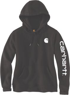 Made of heavyweight fleece, the sweatshirt is brushed on the inside for extra softness. It has a relaxed fit that allows for easy layering, and it's finished with a Carhartt logo down the sleeve. Carhartt Hoodie Woman, Carhartt Hoodies, Carhartt Logo, Western Apparel, Carhartt Hoodie, Carhartt Womens, Carhartt Women, Christmas 2024, Western Outfits