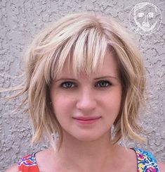 Choppy Bob Hairstyles With Bangs, Choppy Bob With Bangs, Hot Hairstyles, Short Hair Cuts For Round Faces, Round Face Haircuts, Short Hair Styles For Round Faces