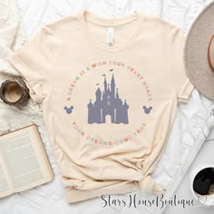 a t - shirt that says, disney is always your heart