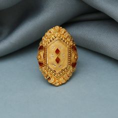 Discover the allure of Handmade Gold Jewelry at https://morvijewels.etsy.com/   Get a dazzling 25% off on all our 22k and 18k gold pieces. Don't miss out on this limited-time offer. Shop now and embrace the radiance of gold! Beautiful yellow gold ring Metal - Genuine Yellow Gold Gold Purity- 22k yellow Gold Weight - 3.24 grams approx Ring Size - 6.5 or please select Width- 2.8 cm approx all size available Click here  https://morvijewels.etsy.com/    to get more discount and offers Happy to take Gold Ring Design, 22k Gold Ring, Handmade Gold Jewellery, Cricket Teams, Gold Ring Designs, Gold Jewelry Earrings, Stylish Blouse, Gold Earrings Designs, Gold Piece