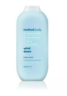 Naturally Derived Body Wash. Infused With Chamomile, Starflower, Blue Lavender. No Bad Vibes. Moisturize & Softens Skin. No Parabens or Phthalates. Cruelty Free  Plant Based. Tested By People, Never on Animals. Made For Body & Mind. Made In The USA. Naturally derived. No bad vibes. Chamomile. Starflower. Blue lavender. Rest easy. Long day? infused with chamomile, starflower + blue lavender, this calming body wash helps you shower away stress. Our naturally derived formula leaves skin fee Method Body Wash, Lavender Body Wash, No Bad Vibes, Bath Body Works Candles, Skincare Brands, Beauty Finds, Hygiene Products, Bad Vibes, Blue Lavender