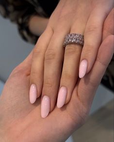 Spring Nails Pink, Bridal Nail, Plain Nails, Subtle Nails, Casual Nails, Spring Ideas, Oval Nails, Dream Nails