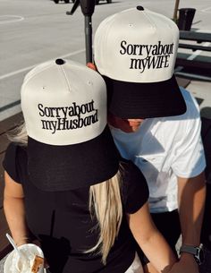 Sorry about my Husband / Wife Vintage Trucker Hat Husband Hat, Secret Engagement, Esthetician Apparel, Lake Clothes, Boyfriend Things, 2024 Accessories, Usa Embroidery, Vintage Trucker Hat, Neoprene Bag