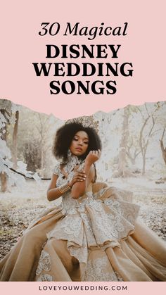 Are you searching for the perfect romantic wedding songs for your Disney themed wedding? We're sharing 30 beautiful Disney wedding song ideas for your first dance or walk down the aisle. Find your ideal Disney wedding playlist and Disney themed first dance song with our comprehensive list. Father Daughter Dance Songs, Wedding Ceremony Songs