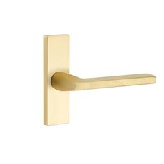 an image of a brass door handle on a white background