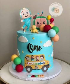 a birthday cake for a one year old boy