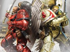 Warhammer 40k Space Marine Emperor Of Mankind, Warhammer Artwork, Warhammer 40k Blood Angels, Space Marine Art, Warhammer 40k Memes, 40k Artwork, The Horus Heresy, Broken Wings, Warhammer 40k Art