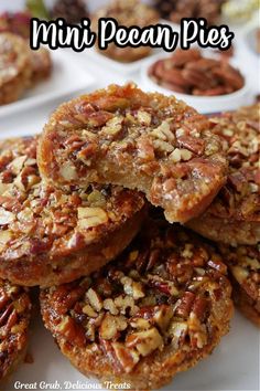 Mini Pecan Pie Recipes, Christmas Dessert Menu, Slow Cooker Roast Beef, Mini Pecan Pies, Pecan Pies, Pecan Pie Filling, Slow Cooker Roast