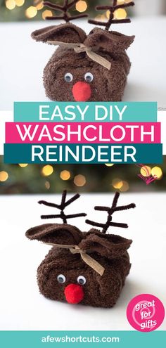 an easy and fun reindeer craft for kids to make