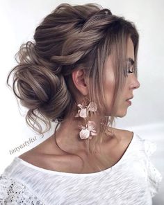 Wedding Hairstyle Inspiration - tonyastylist Summer Wedding Hairstyles, Prom Hairstyles Updos, Low Bun, Hair St, Wedding Updo, Formal Hairstyles