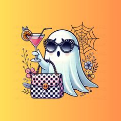 Ghost Coffee, Ghost Tattoo, Ghost Png, Shirt Sticker, Coffee Png, Halloween Ghost, Cute Ghost, Halloween Art, Halloween Ghosts