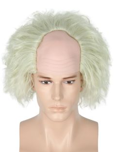 PRICES MAY VARY. Material:Grass green clown wig for Bald cap cosplay is made of high quality synthetic fibre. Soft and comfortable. Natural like real hair. Package: 1 wig, 1 net cap. The stretchable net cap fits most people's heads. Simple care can make your wig look new. Occasion: This wig is based on a popular film character. Made to the exact shape of the character so you look just like him! Great for Halloween, role-playing, fancy dress parties, costumes and concerts. Note: Due to the fact t Men's Wigs Hair, Mens Wigs Party, Short Fluffy Hair Wigs, Man Bun Wigs, White Hair Wigs For Men, Ranboo Wig, Gorgeous Men Wigs & Hair Extensions, Funny Wigs For Men, Wigs For White Men