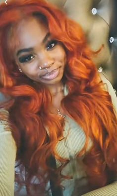 🧡 Baddie Style, Colored Wigs, Braids With Weave, Fasion Outfits, Pretty Hair Color, Cute Lazy Day Outfits, Hair Waves, Lace Wigs