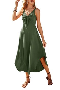 PRICES MAY VARY. Size& Fabric: Size:S=US(4-6),M=US(8-10),L=US(12-14),XL=US(16-18),XXL=US(20-22),Please choose your normal size. Votepretty swing dress made from high-quality materials to ensure comfort and soft touch which suitable to wear all day Unique Design: This flowing sleeveless dress feature a stylish knot front, you can tie a pretty bow through the tie sewn into the dress to showcase a unique sense of fashion Formal/Casual Occasion: The split curved hem, adds layers to the dress, allowi Greece Fits, Stylish Tops For Girls, Women Maxi Dresses Summer, Trendy Date Night Outfit, Tropical Outfit, Dress Amazon, Long Sundress, Comfortable Dresses, Fashion Formal