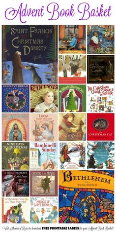 an image of children's books about christmas