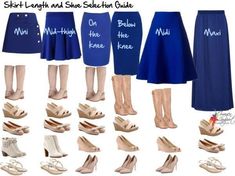 Áo Blu, Inside Out Style, Looks Style, Mode Inspiration, Designer Heels, Look Fashion, Skirt Length