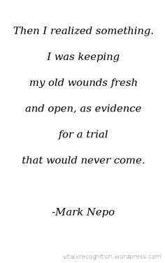 mark nepo's quote about being in love with someone