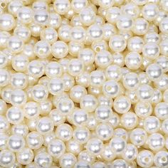 white pearls are shown in close up