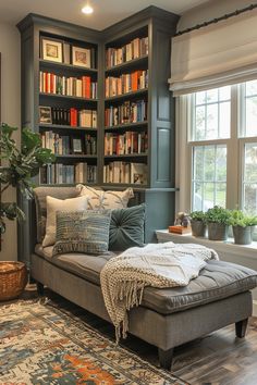 library ideas, home library decor, library inspiration, cozy home library Home Library Decor, Cozy Home Library, Home Library Rooms, Casa Vintage, Library Decor, Decoration Inspiration, A Living Room, Home Library